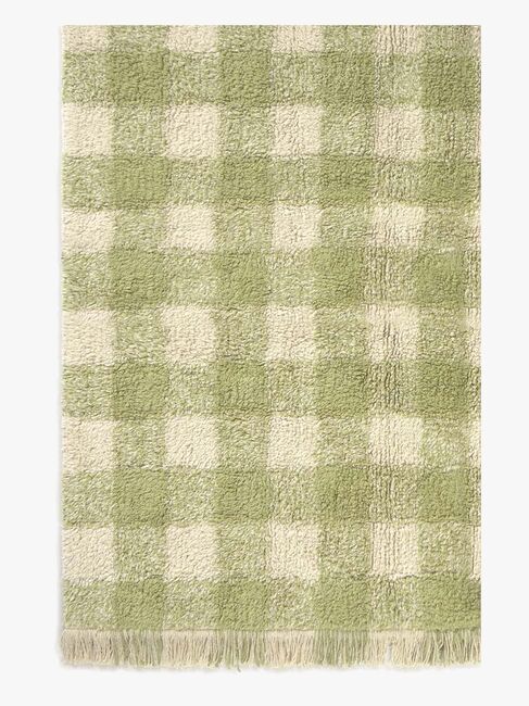 LorenaCanals Vaskbar Vichy Gulvtæppe 90x120 cm, Matcha