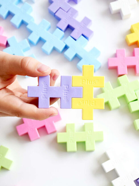 Plus-Plus BIG Byggesæt Pastel Mix 50 Dele