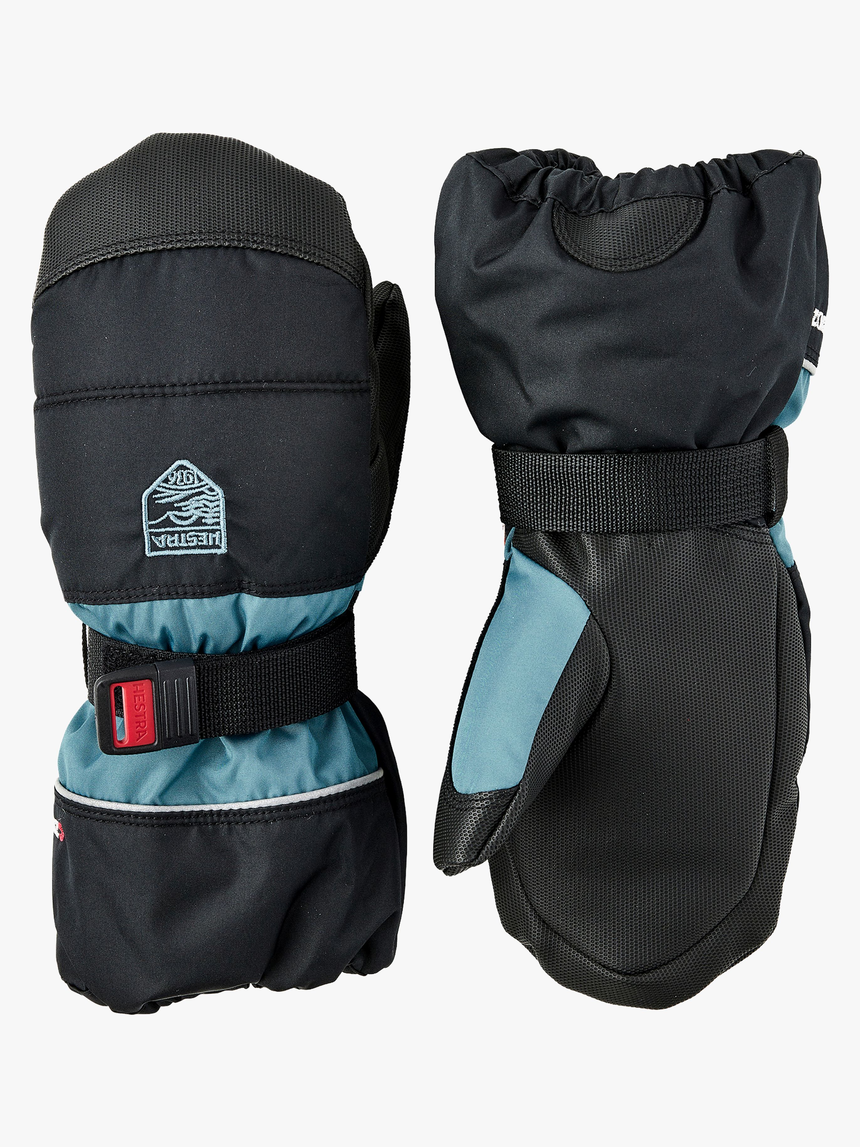 Hestra Kids Czone Vanter, Black/Petrol, 3