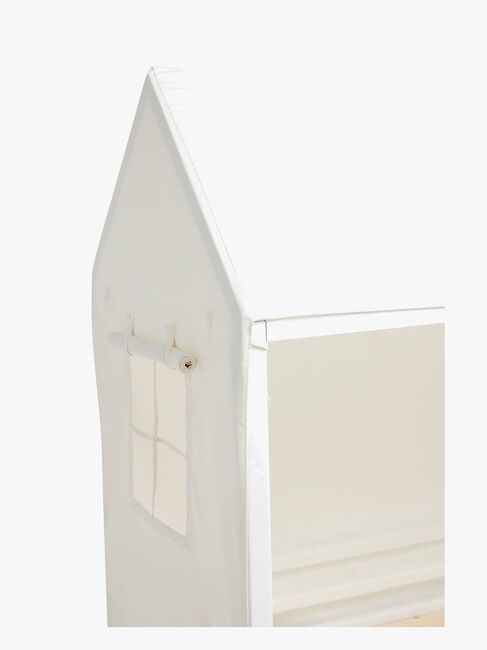 Minitude Nordic Jax Husseng 70x140 + Sengehimmel, Hvid