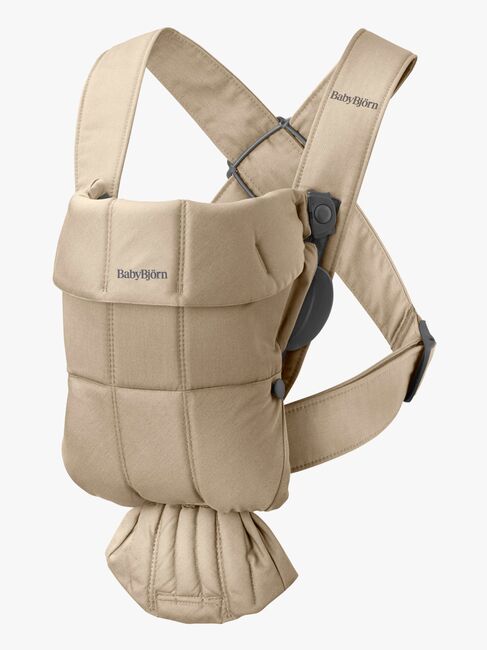 Babybjörn Mini Bæresele Woven, Beige