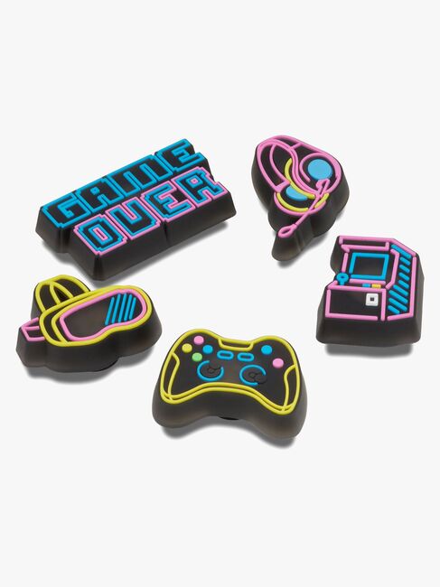 Crocs Jibbitz Lights Up Neon Gamer 5-pak