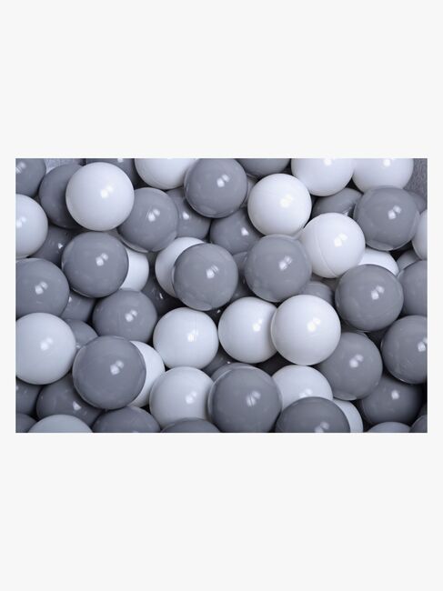 Meowbaby Kvadrat Boldbassin Bomuld 40x90, Mørkegrå