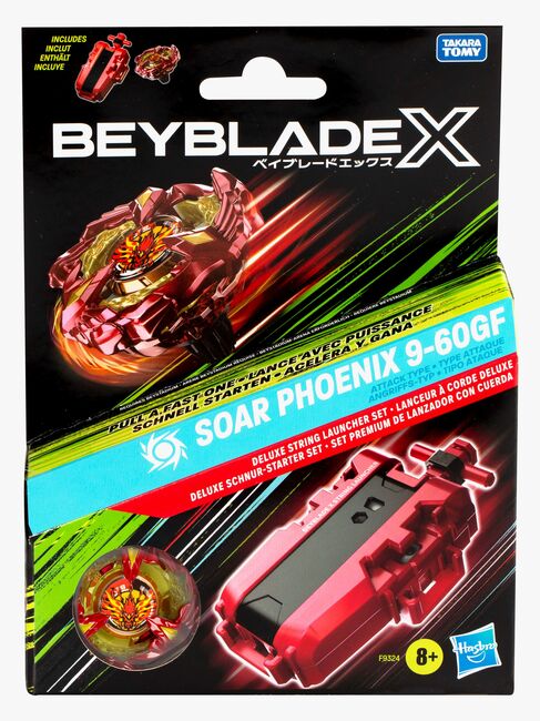 Beyblade X Soar Phoenix Deluxe String Launcher Sæt