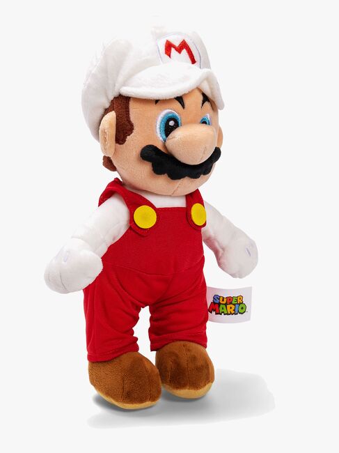 Super Mario Bamse Fire Mario 30 cm