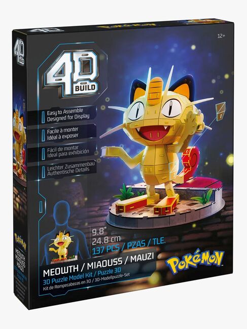 Pokémon 4D Puslespil Meowth 24 Cm 6078076-1148_3b.jpg