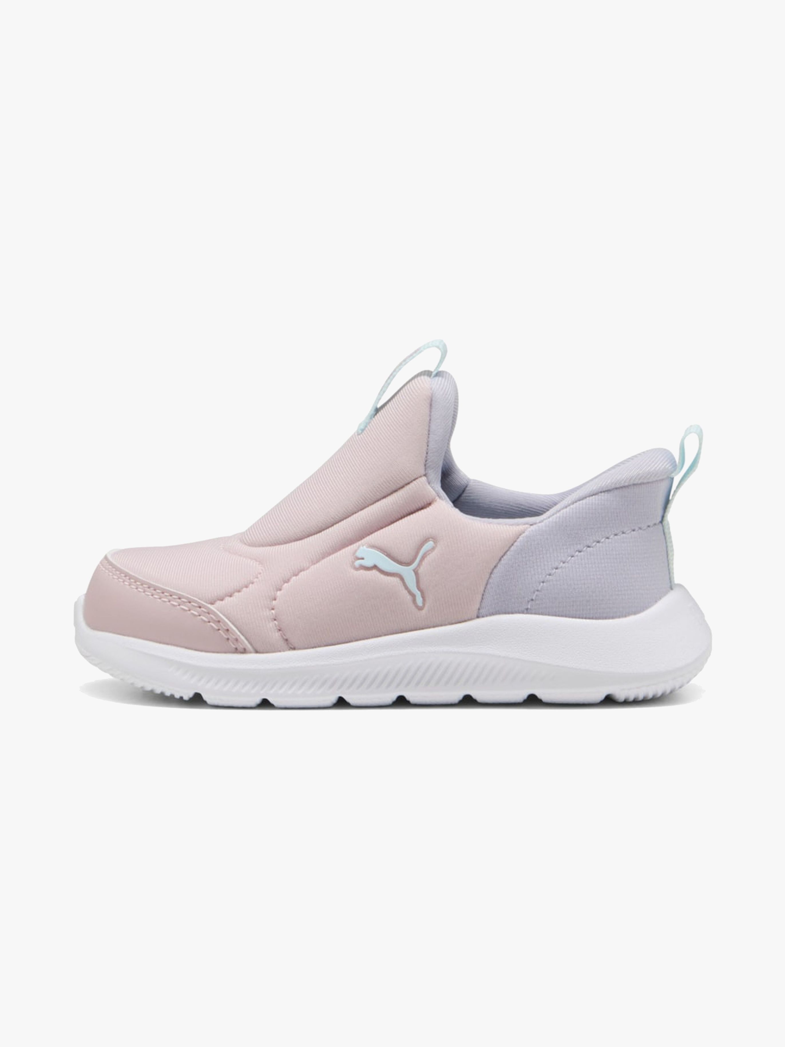 Puma Fun Racer 2 Slip On Infant Sneakers, Mauve Mist/Sea Glass/Lilac Crush, 26