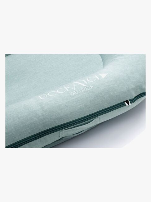 DockATot Deluxe+ Babynest, Marine Chambray