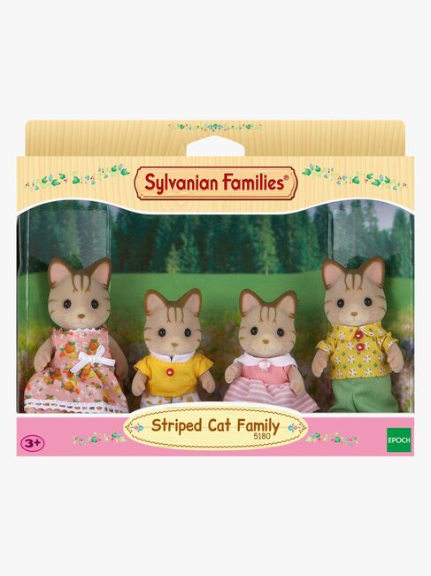 Sylvanian Families Figursæt Den Stribede Kattefamilie