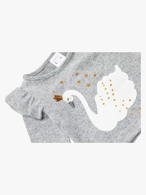 Luca & Lola Alessandra Trøje Baby, Grey Melange