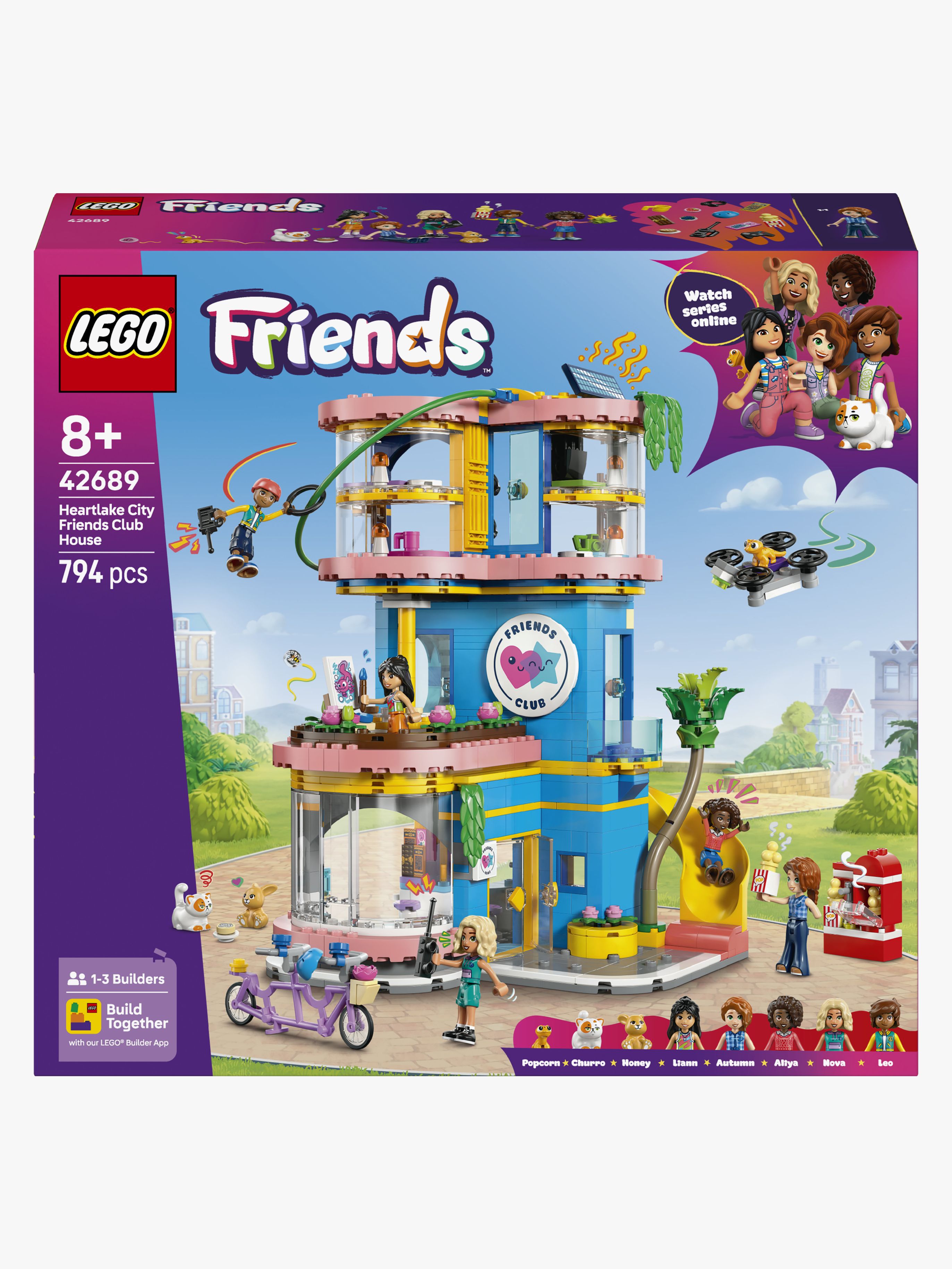 LEGO Friends 42689 Heartlake City Venskabsklub-hus