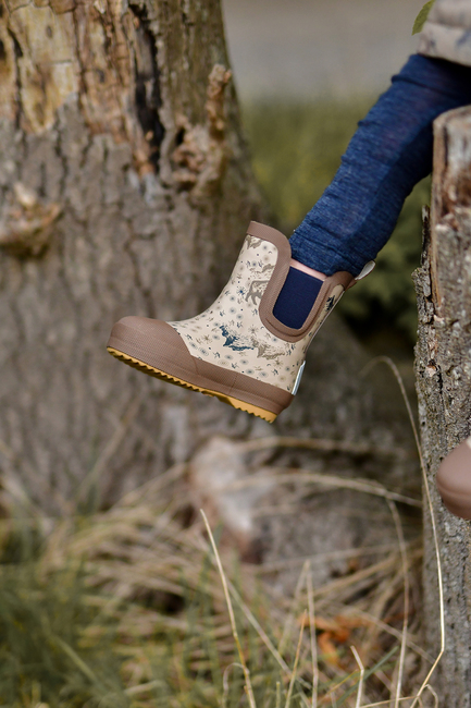 Mikk-Line Forede Gummistøvler Uldblanding, Coriander