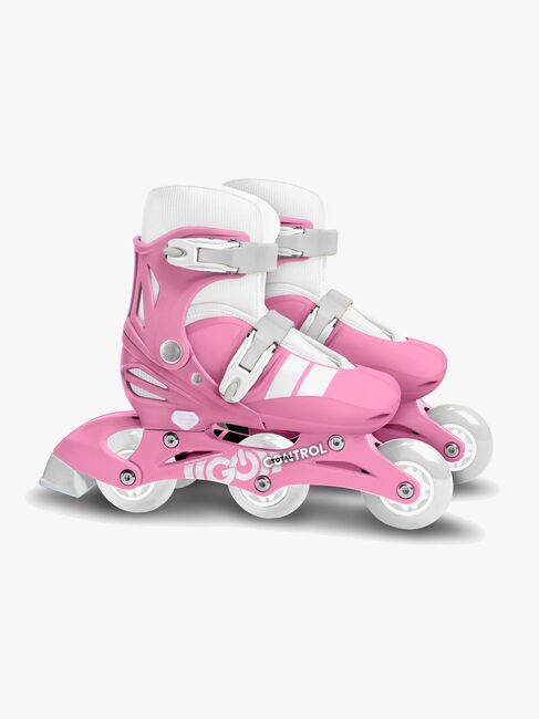 Stamp Skids Control Justerbar 2-i-1 Inliners Størrelse 27-30, Lyserød/Grå