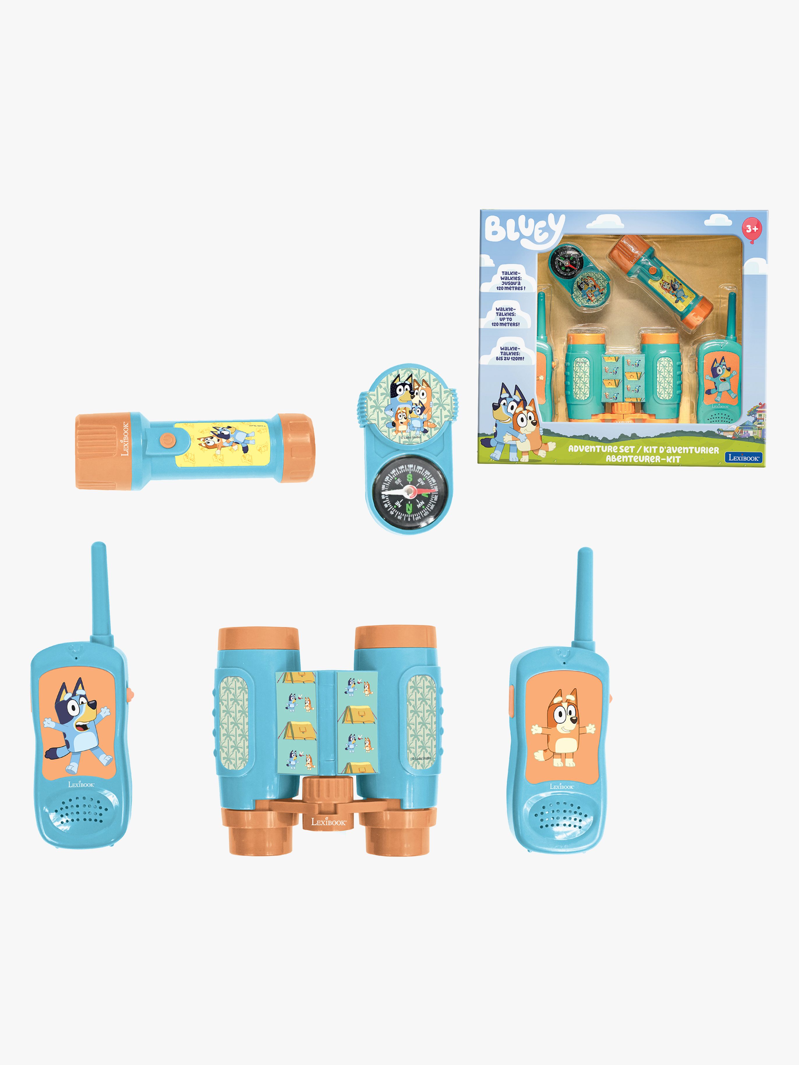 Bluey Eventyrssæt med Walkie Talkies 120 m