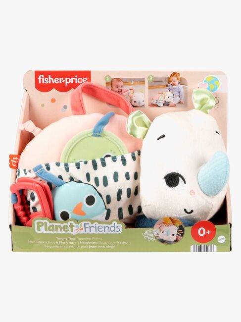 Fischer-Price Tummy Time Roaming Rhino Aktivitetslegetøj