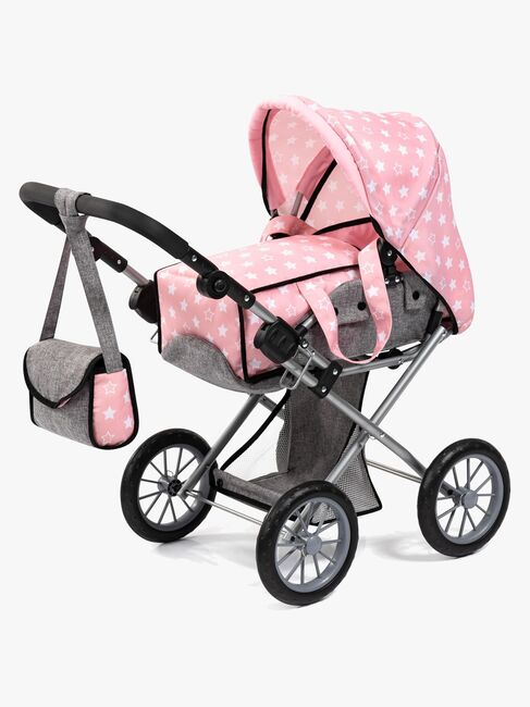 Bayer Design Combi Dukkevogn City, Grå/Lyserød