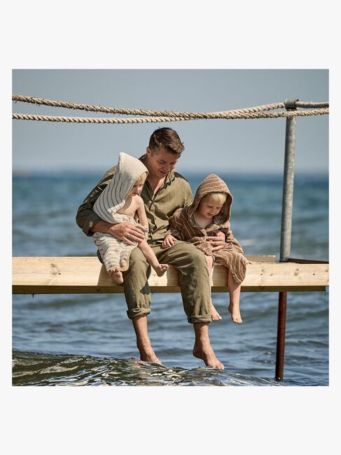 Leander Håndklæde med Hætte, Woodland Cappuccino