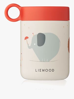 LIEWOOD Kiani mønstret termokande til mad, Cirkus/Sandwich