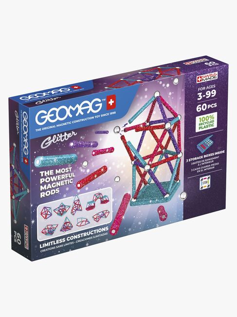 Geomag Byggesæt 60 Dele, Glitter