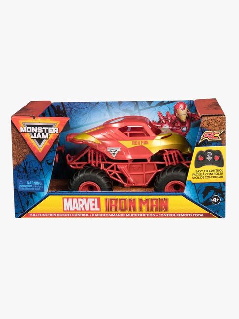 Monster Jam Fjernstyret Bil 1:24 Marvel Iron Man