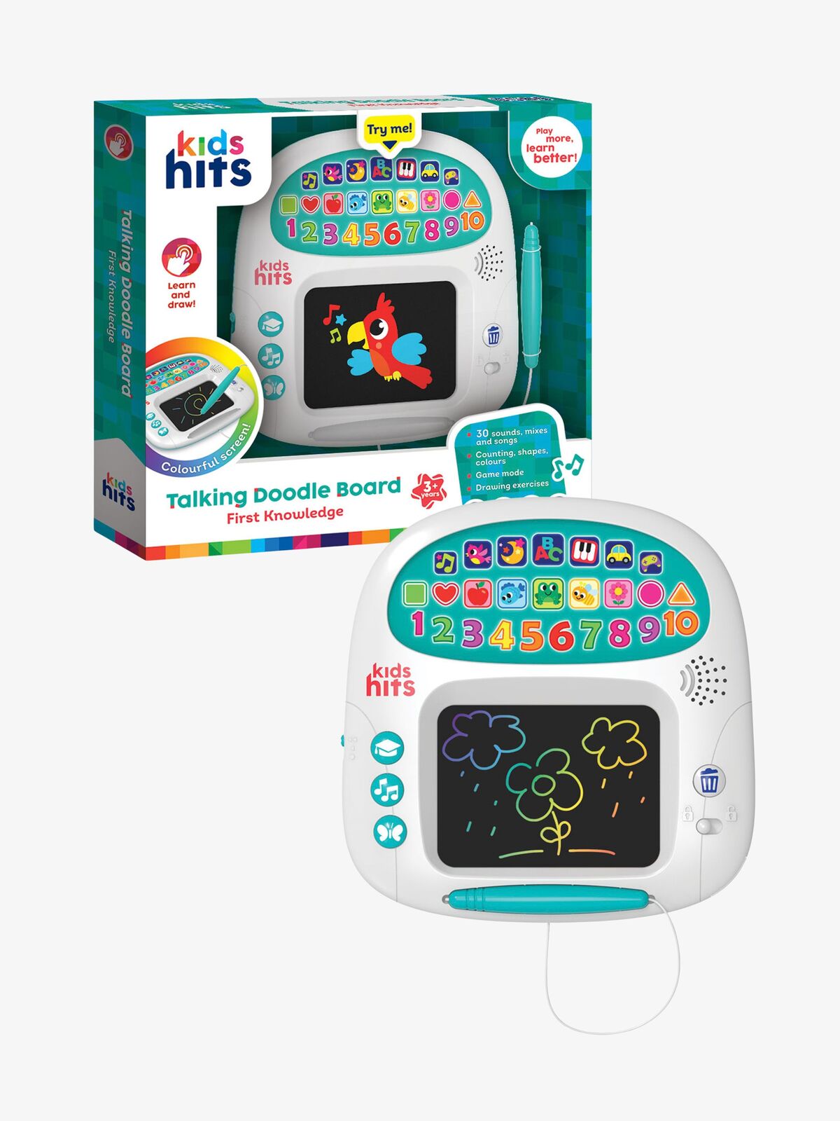 Kids Hits Aktivitetsbræt Talking Doodle Board First Knowledge