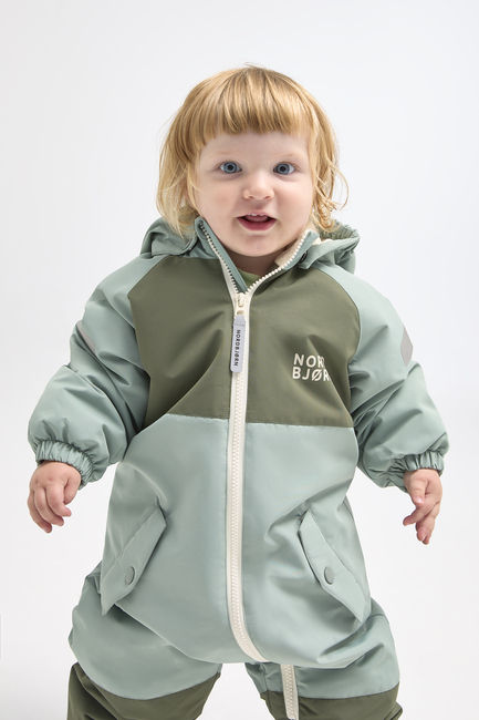 Nordbjørn Fernie Babyflyverdragt, Beetle/Slate Grey