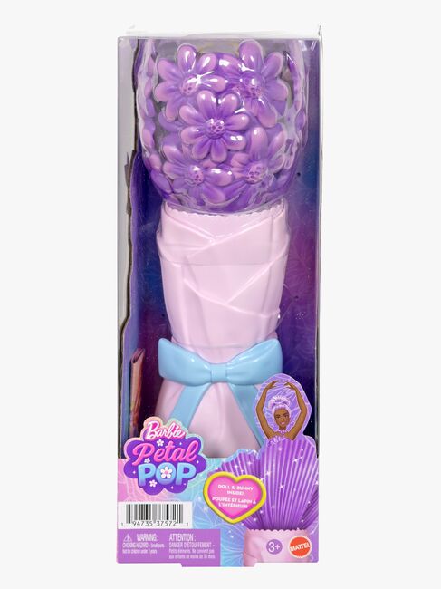 Barbie Petal Pop Flower Surprise Dukke Marguerit, Lilla