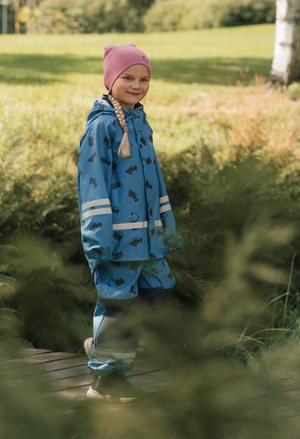 Lindberg Vattholma Regnsæt, Blå/Sort