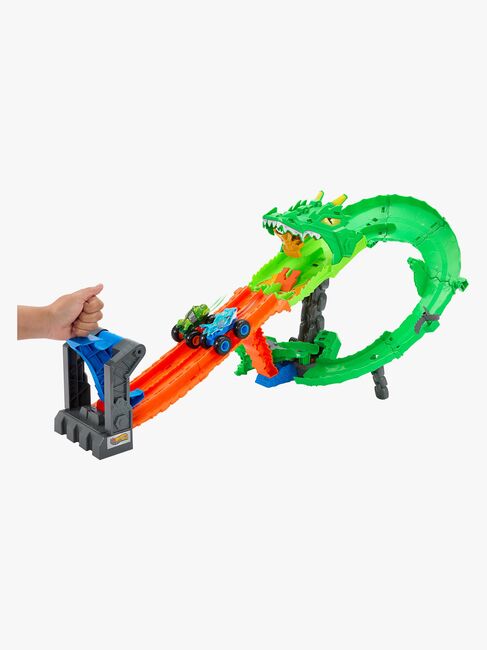 Hot Wheels Monster Trucks Dragon Destruction Racerbane