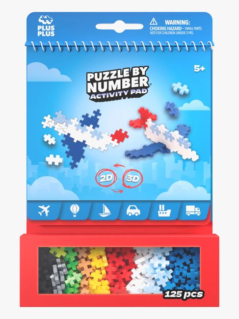 PlusPlus Activity Pad Transportation Byggesæt