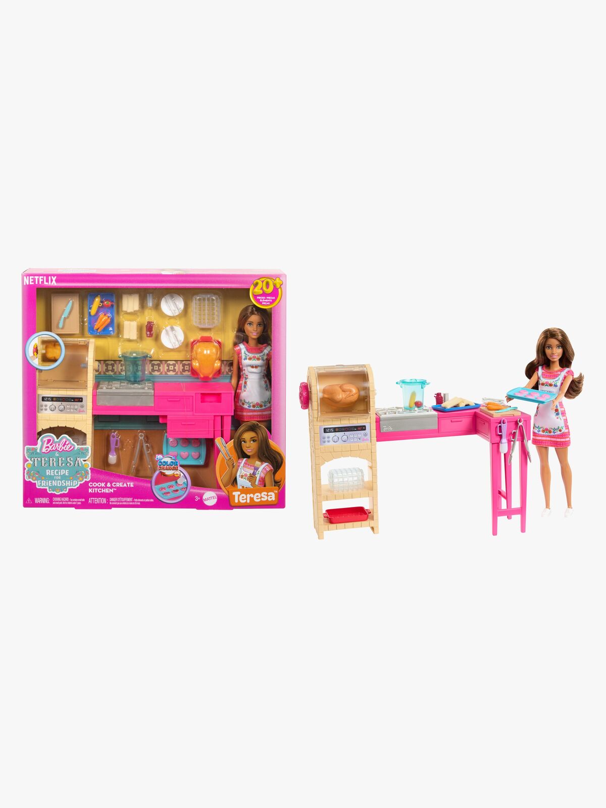 Barbie & Teresa Recipe for Friendship Legesæt Køkken med Dukke