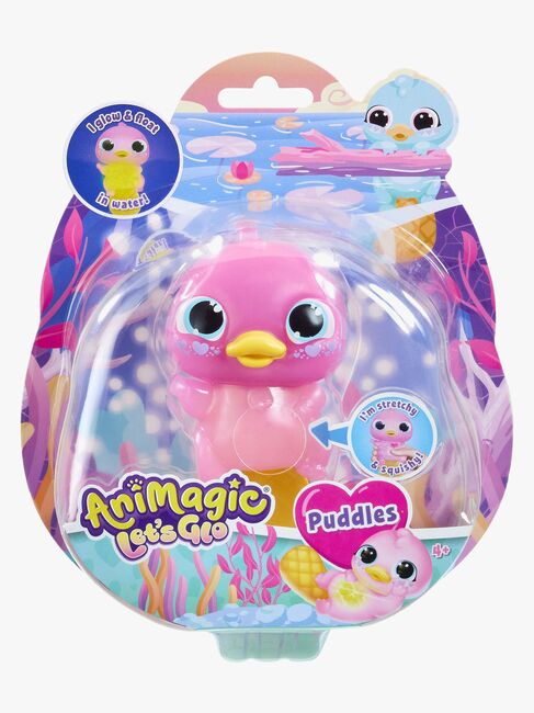 Animagic Let's Glo Platypus Figur, Pink
