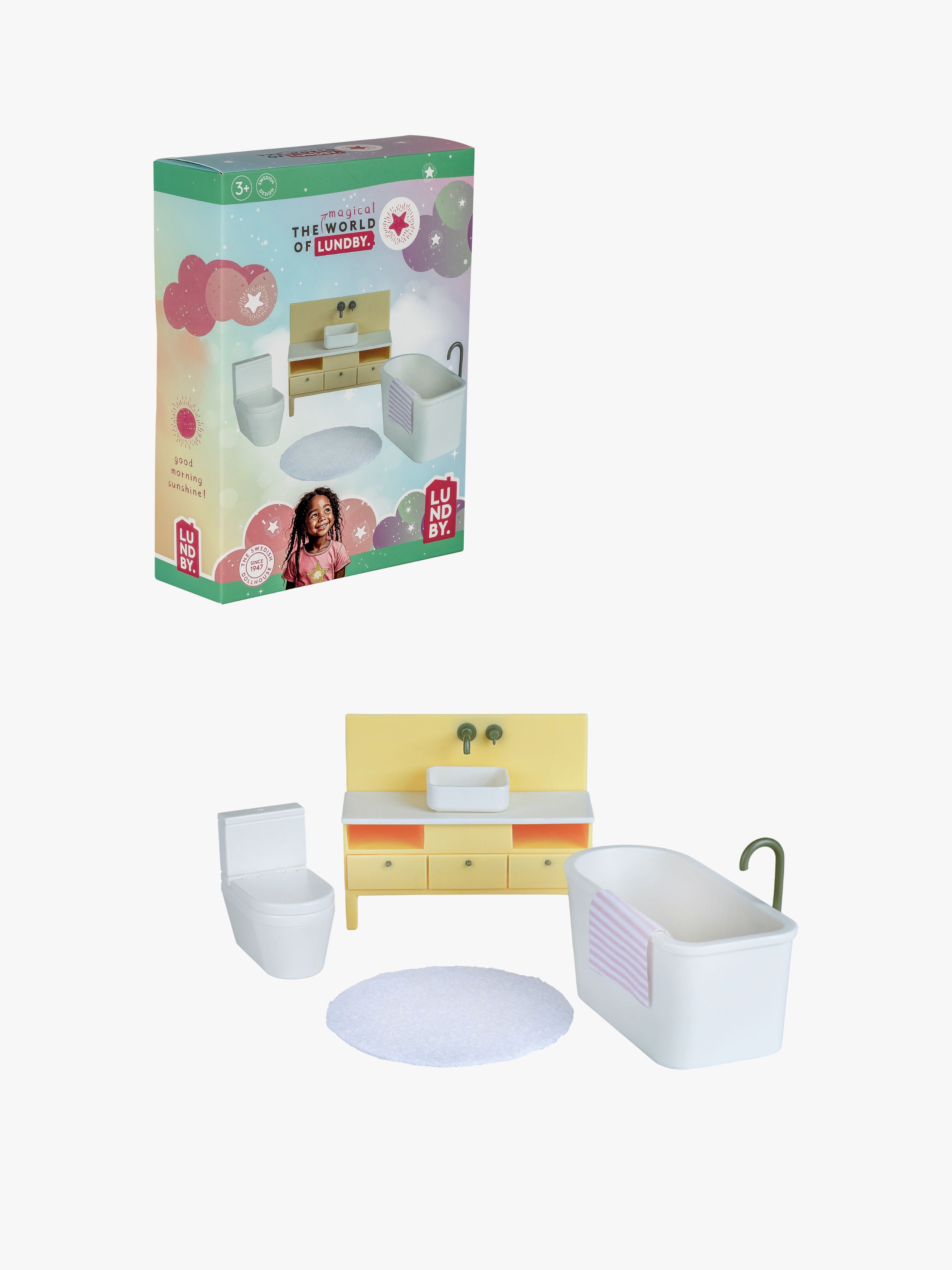 Lundby Dukkehustilbehør Badeværelse Basic