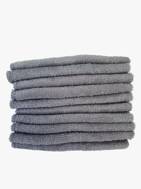 Summerville Organic Vaskeklude 10-pak, Grå