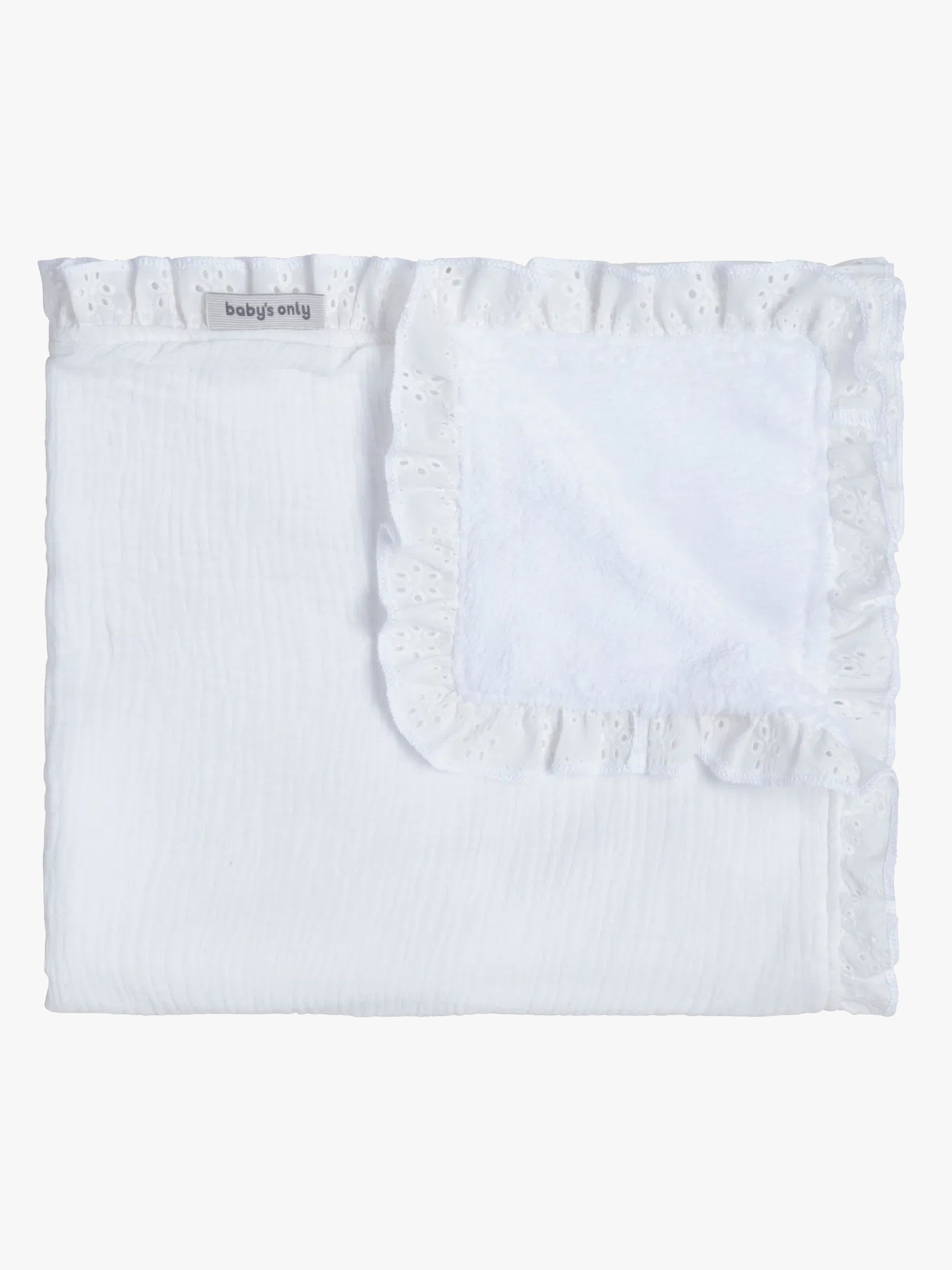 Baby's Only Cot Tæppe Teddy Calm TOG 2.3, White