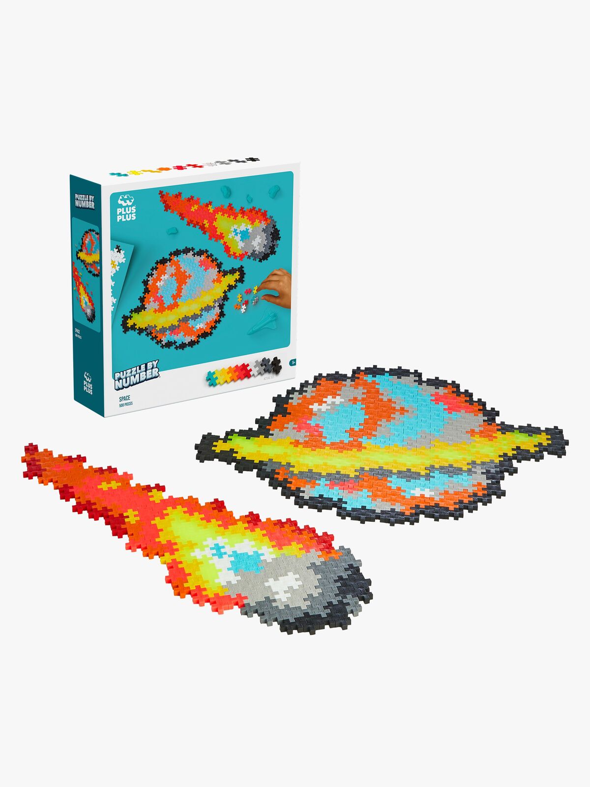 Plus-Plus Puzzle By Number Rummet 500 Dele