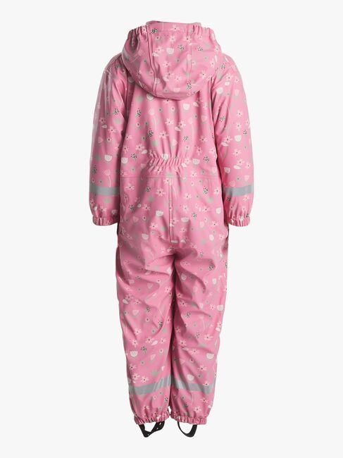 Petite Chérie Atelier Ally Foret Regndragt, Flowers Satchet Pink