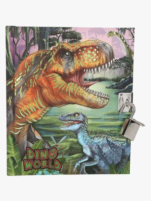 Dino World Dagbog med Hængelås