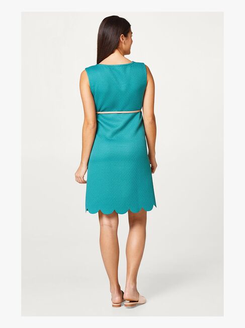 ESPRIT Jacquard Kjole, Evergreen