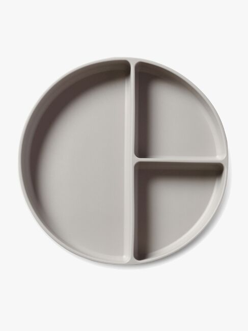 nuuroo Mingo Opdelt Tallerken Silikone, Cobblestone