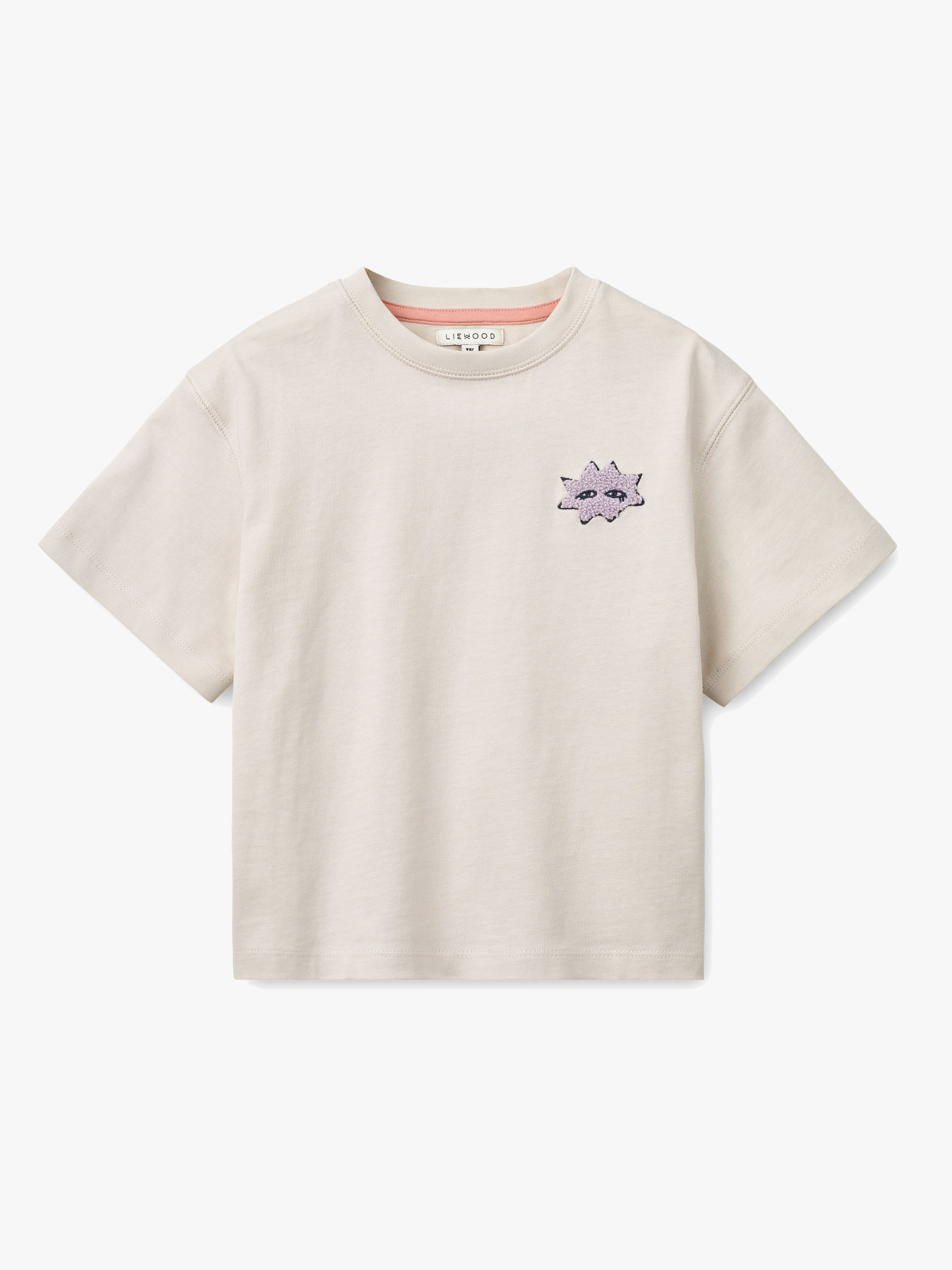 LIEWOOD Tyler Placement T-shirt, Mood/Sandy, 86-92