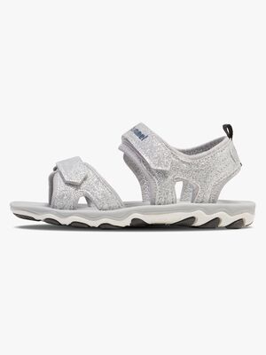 Hummel Glitter Jr Sandaler, Silver
