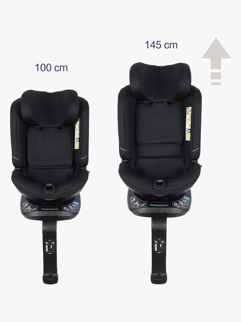 Beemoo Rotate i-Size Autostol, Black Mesh