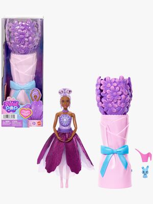 Barbie Petal Pop Flower Surprise Dukke Marguerit, Lilla