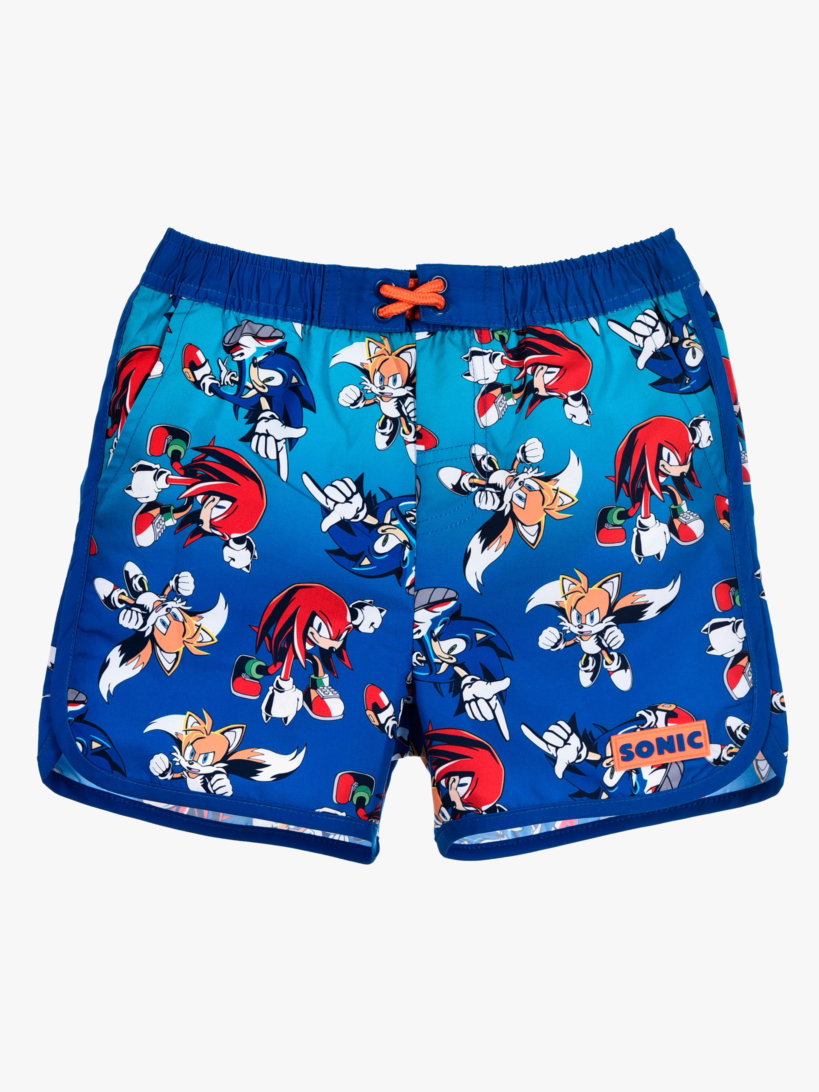 Sonic Modern Badeshorts, Blå, 128-134