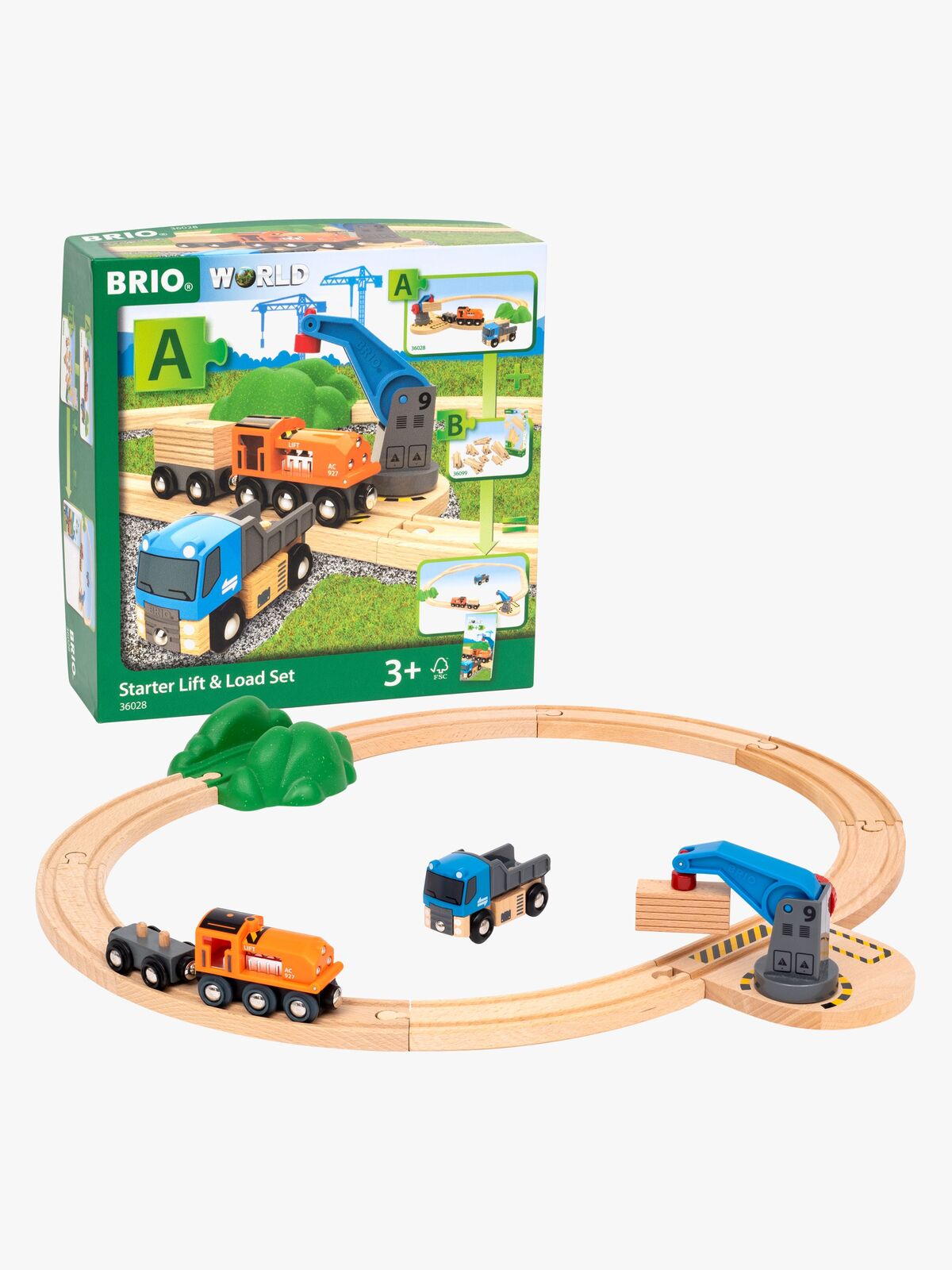 BRIO World 36104 Løft & Læs Startsæt