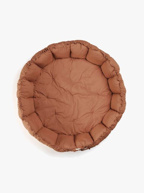 Play&Go Organic Bloom Legetæppe, Tawny Brown