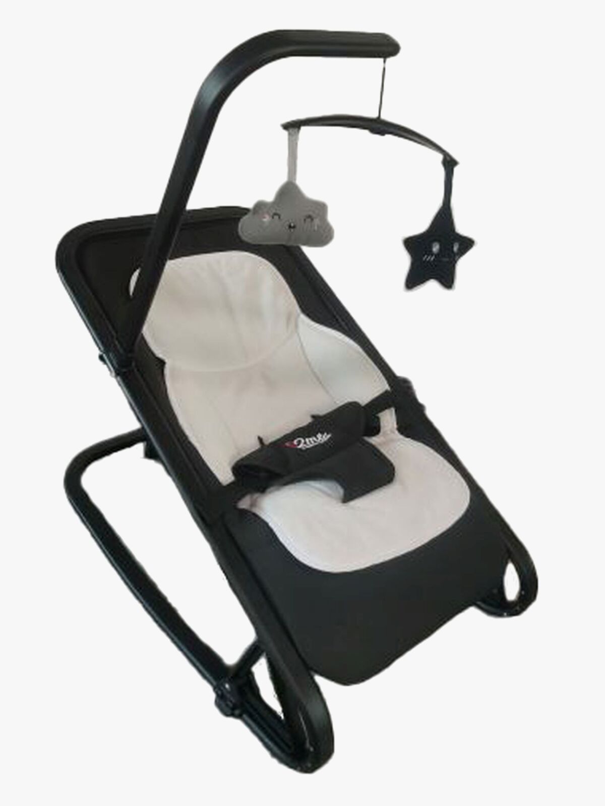 2ME Klara Skråstol inkl. Legetøjsbøjle, Black