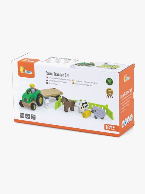 VIGA Farm Traktor med Anhængervogn