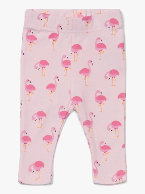 Tiny Treasure Lexi Leggings 2-pak, Pink/Flamingo